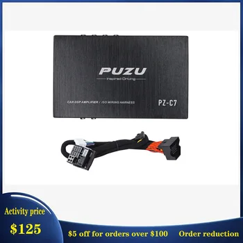 PUZU PZ-C7 жгут проводов 4X150 Вт Автомобильный DSP Усилитель Автомобильного Радио Обновление Звука Цифровой Процессор Аудиосигнала Для Hyundai VOLKSWAGEN