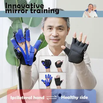 1 шт. интеллектуальные реабилитационные роботы-перчатки для тренировки рук при гемиплегии, тренажер для реабилитации пальцев, перчатки для физиотерапии рук