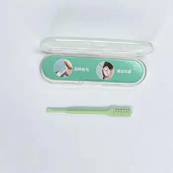 Инструмент для ухода за волосами в носу, нежные Эффективные триммеры для волос в носу, защищают с помощью 2шт Абс-резака для ухода за носом с двойной головкой Изображение 2