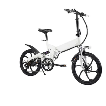 Складной электрический велосипед, алюминиевый сплав, для бега по пересеченной местности, литиевая батарея, ультралегкий, 7 скоростей, 36 В постоянного тока, 20 дюймов