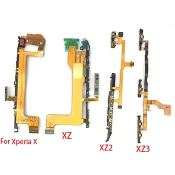 10 шт./лот, Боковая кнопка Включения Выключения Громкости, Гибкий Кабель Для Sony Для Xperia X XZ Premium XZ2 Comppact XZ3, Запасные Части