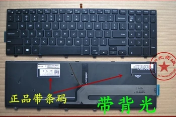Новая клавиатура ноутбука с американской раскладкой для Dell inspiron 15-5577 3567 3565 3568 с подсветкой