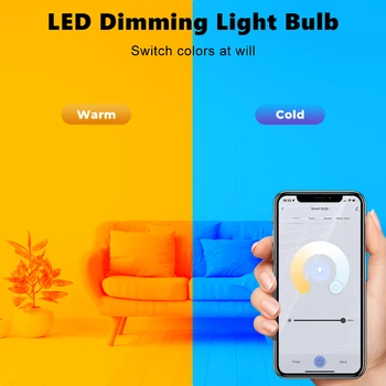 SMATRUL Tuya GU10 WiFi Smart Light Светодиодные Лампы RGBCW 5 Вт С Регулируемой Яркостью Лампы Smart Life Remote Contro Работают с Alexa Google Home Изображение 2