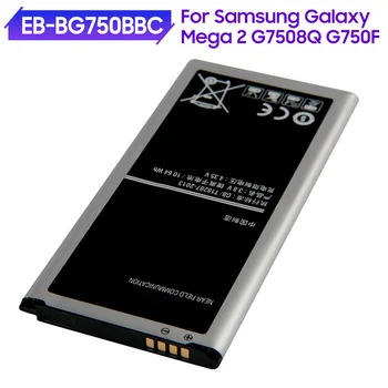 Оригинальный Аккумулятор для телефона EB-BG750BBC EB-BG750BBE Для Samsung GALAXY Mega 2 G7508Q G750F Galaxy Round G910S 2800 мАч, подлинный Аккумулятор