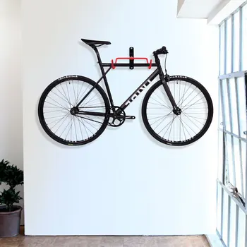 2 шт. велосипедная настенная стойка вешалка для хранения велосипедов стальной держатель крюк гараж Изображение 2