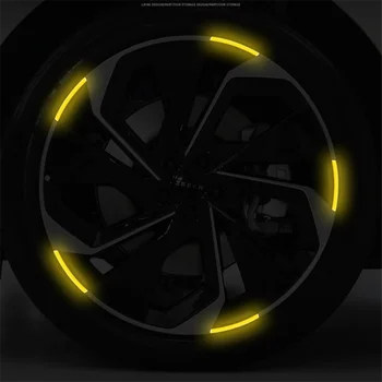 декоративные наклейки на ступицу колеса Zeekr 001, светоотражающие наклейки, устойчивые к царапинам на ступице колеса из криптона