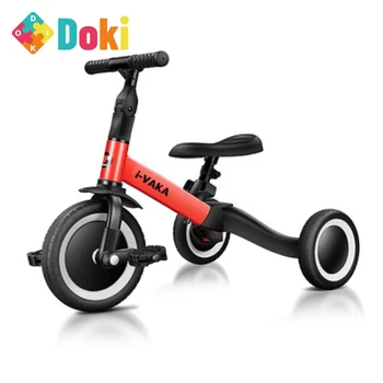 Doki Toy Kick Scooter Детский 3-Колесный Трехколесный Велосипед С Регулируемой Высотой, Детские Ходунки, Балансировочный Велосипед, Спортивные Детские Игрушки, Подарок На День Рождения Изображение 2