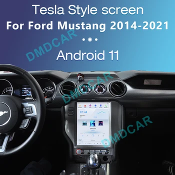 Автомобильный GPS-навигатор Carplay, автомагнитола, стереосистема, головное устройство для Ford Mustang 2014-2021, Мультимедийный видеоплеер, Android 11, DSP, 4G, WIFI Изображение 2