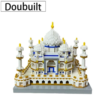 Doubuilt Building Blocks Всемирно известная серия строительных блоков Тадж-Махал, собранные игрушки 