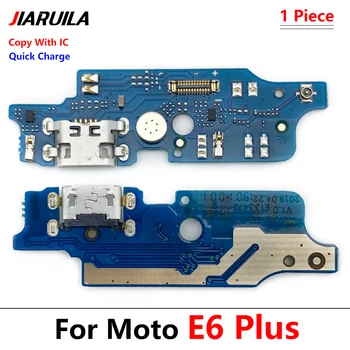 Новинка Для Motorola Moto E6 E7 G6 G7 G8 G9 Play Plus Power E20 E40 USB Плата для Зарядки Разъем Порта Гибкий Кабель Микрофон Изображение 2