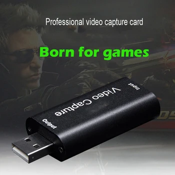 Карта Видеозахвата 4K USB 3.0 USB2.0, совместимый с HDMI, Граббер-Рекордер для игровой DVD-видеокамеры PS4, Запись с камеры в прямом эфире Изображение 2