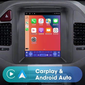 Автомобильный Мультимедийный плеер JMCQ Android 11 для Mitsubishi Pajero V60 V68 V73 1999-2006 Головное устройство Carplay Navigator с вертикальным экраном Изображение 2