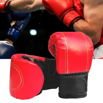 1 Пара высококачественных утолщенных перчаток с мешком для рук для боксерского поединка, перчатки для грэпплинга, перчатки для спарринга Изображение 2
