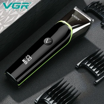 VGR V-295 Мощный мотор, Водонепроницаемый Профессиональный Перезаряжаемый Электрический Триммер, Парикмахерская Машинка для стрижки волос, Беспроводная для мужчин Изображение 2