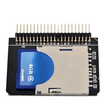 2X Ноутбук 2,5-дюймовый Цифровой SD/SDHC/SDXC/MMC Карта памяти в IDE 44-Контактный Разъем SD 3,0 Конвертер Адаптер для жесткого диска Изображение 2