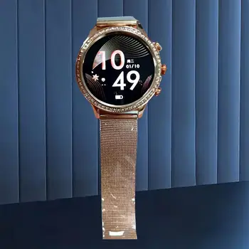 Женские умные часы с функцией вызова по Bluetooth, пульсометром, датчиком содержания кислорода в крови и счетчиком шагов - идеальный фитнес Изображение 2