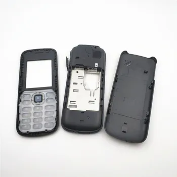 Для Nokia C1-02 C102 Корпус Полностью Укомплектованный корпус мобильного телефона Крышка батарейного отсека Дверная рама с английской клавиатурой Изображение 2