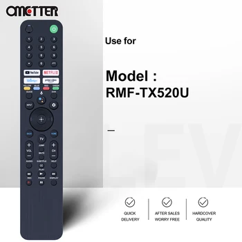 Новый RMF-TX520U RMF-TX621E для Sony 4K Smart Voice TV Пульт Дистанционного Управления Универсальный TX520E A80J X80J X85J X90J X95J Изображение 2