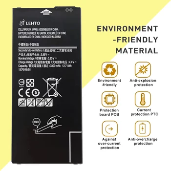 Аккумулятор EB-BG610ABE для Samsung Galaxy J6 Plus J6 + SM-J610F /J4 + J4PLUS 2018 SM-J415 / J4 Core J410 Оригинальной емкости для телефона Изображение 2