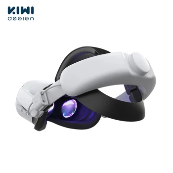 Дизайн KIWI, 6400 мАч, головной ремень для Oculus Quest 2, Аксессуары, Долговечный ремень повышенной комфортности для Meta Quest 2 VR