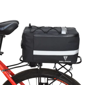 Велосипедная сумка-переноска Объемом 15 л, Задняя корзина Велосипеда, Водонепроницаемые сумки для багажника, Задняя стойка, сумка на заднее сиденье, Велосипедный багаж, сумка через плечо