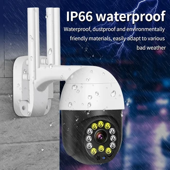 1080P YCC365 Plus Беспроводная Уличная WIFI камера Цветного ночного видения с автоматическим отслеживанием Защиты безопасности IP-камера 2MP Изображение 2