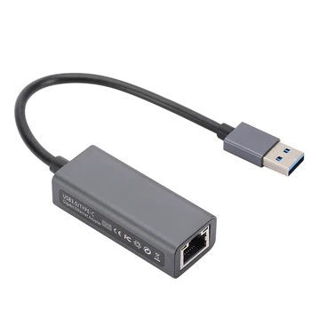 Адаптер Ethernet Type-C/USB 3.0 Сетевая карта USB C к локальной сети RJ45 Для Windows 10/Xiaomi Для Samsung/PC Ethernet USB Изображение 2
