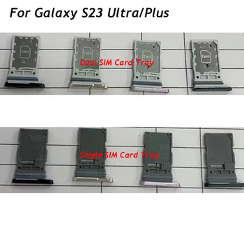 Адаптер Лотка для Держателя одной SIM-карты Samsung Galaxy S23 Ultra Замена Слота для SIM-карты с двумя Лотками + Вывод для извлечения Изображение 2