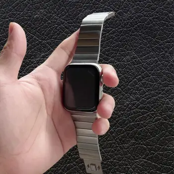 Обновите свои умные часы Apple ремешком из нержавеющей стали с магнитной пряжкой, подходящим для iWatch и Samsung S8 Изображение 2