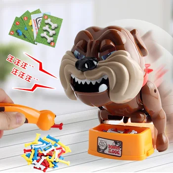 Плохая собака грызет кость забавная игрушка настольная игра родители дети интерактивные игрушки детские озорные игрушки подарок ребенку