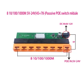 OEM Новая модель 5/8-портовый Гигабитный коммутатор Настольный RJ45 Ethernet-коммутатор 10/100/1000 Мбит/с Lan Гигабитный коммутатор rj45 tp-link Изображение 2