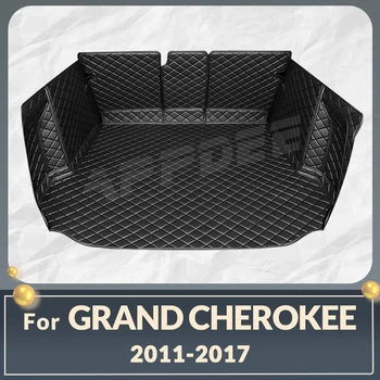 Автоматический Коврик для багажника с полным покрытием JEEP Grand Cherokee 2011-2017 12 13 14 15 16, автомобильный чехол, аксессуары для защиты интерьера