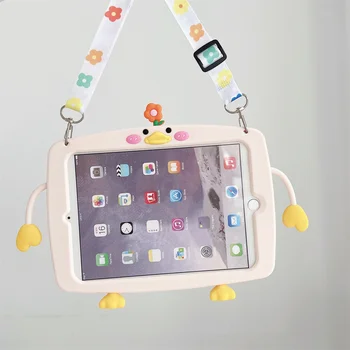 Чехол-подставка Для Xiaomi Pad 6 11 дюймов Для MiPad5 pro Мультфильм Цветок Курица Силиконовый Детский Противоударный Безопасный Чехол Лучший Подарок Изображение 2