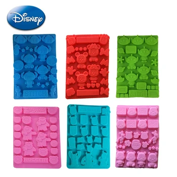 Disney Stitch Микки, Формочка для печенья, Лоток для Кубиков льда, Аниме, Силиконовая форма для конфет, Форма для бисквитного торта, Кухонные Инструменты для выпечки DIY Многоразового использования Изображение 2