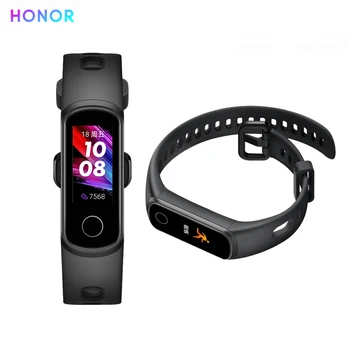Оригинальный смарт-браслет Huawei Honor Band 5i Мониторинг сердечного ритма сна, спортивный трекер с сенсорным экраном, Водонепроницаемый 0,96 дюймовый светодиодный