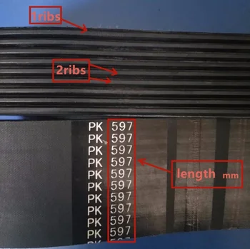 9PK1915 10PK1915 7PK1915 6PK1915 Pk Резиновый ремень Резиновый трансмиссионный ремень Изображение 2