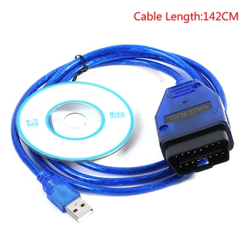 1 комплект VAG-COM 409 Com Vag 409.1 Kkl USB Диагностический кабель Интерфейс сканера Новый