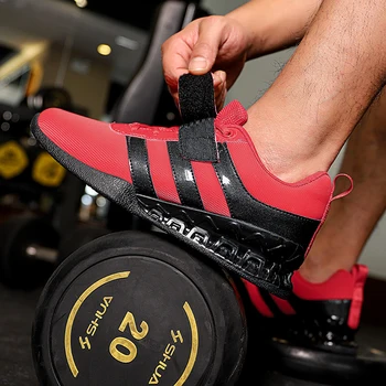Новая мужская и женская спортивная обувь для тяжелой атлетики с глубокими приседаниями, Тренировочная спортивная обувь для соревнований