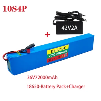 Batterie 10S4P 36V 72Ah haute puissance 18650 W, pour vélo électrique batterie au Lithium avec chargeur nouveauté 600 Изображение 2