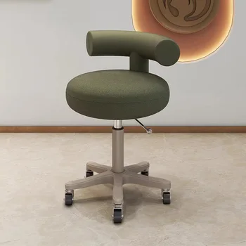 Парикмахерские кресла для гостиной, Откидывающиеся Вращающиеся Парикмахерские кресла, Табурет для лица, прически, коммерческая мебель WJ35XP Изображение 2