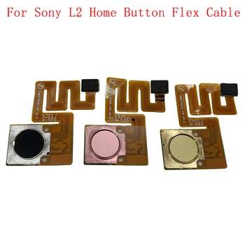 Кнопка Home с гибким кабелем В сборе Для Sony Xperia L2 H4311 H3311 H4331 H3321 Кнопка Home с отпечатком пальца Flex
