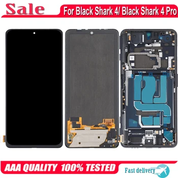 AMOLED Оригинальный Для Xiaomi Black Shark 4 Pro ЖК-дисплей SHARK PRS-H0 PRS-A0 KSR-A0 PAR-H0 Дигитайзер с Сенсорным экраном В Сборе