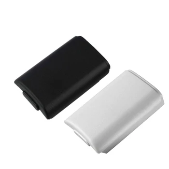 Крышка батарейного отсека типа АА для беспроводного контроллера Xbox 360 Черного, белого цвета, задняя крышка в виде ракушки, комплект для геймпада Xbox360, джойстик