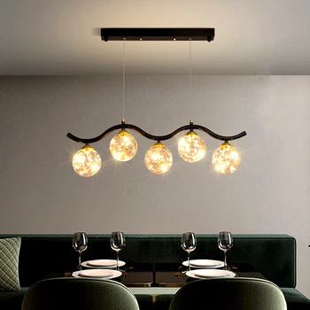 Люстра Led Art Подвесной Светильник Light Room Decor Nordic home dining lustre подвесной потолочный светильник для помещений hanglamp woonkamer art Изображение 2