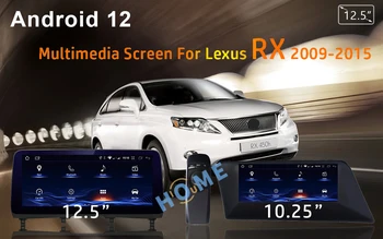 Android 12 8 + 128 Г Автомобильный Радио Мультимедийный Видеоплеер CarPlay Авторадио GPS Навигация Для Lexus RX RX270 RX350 RX450H 2009-2015 Изображение 2