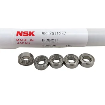Оригинальный миниатюрный подшипник NSK MR126ZZ 6*12*4 мм L-1260ZZ для двигателя MR126 MR126Z 1260 6x12x4 мм