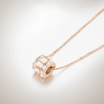 Модное Классическое Роскошное Высококачественное Римское Ожерелье с тонкой Талией из Титановой Стали, Подарок Для Банкета, Женское Ювелирное Ожерелье 2022