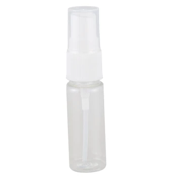 250 упаковок пустых прозрачных пластиковых бутылок для распыления мелкодисперсного тумана с салфеткой из микрофибры, контейнер многоразового использования объемом 20 мл