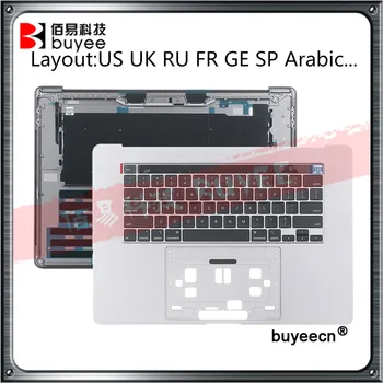 Оригинальный 99NEW Ноутбук A2141 Topcase США Великобритания Швейцарская Клавиатура Для Macbook Pro Retina 16 