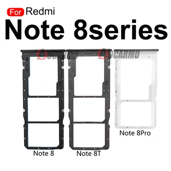 Новый лоток для sim-карт Xiaomi Redmi Note 8 Pro Note8 8T, слот для SIM-карт, держатель, гнездо адаптера, Запасные части Изображение 2